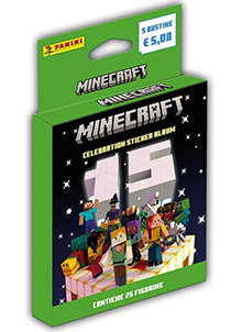 Minecraft 5 bustine